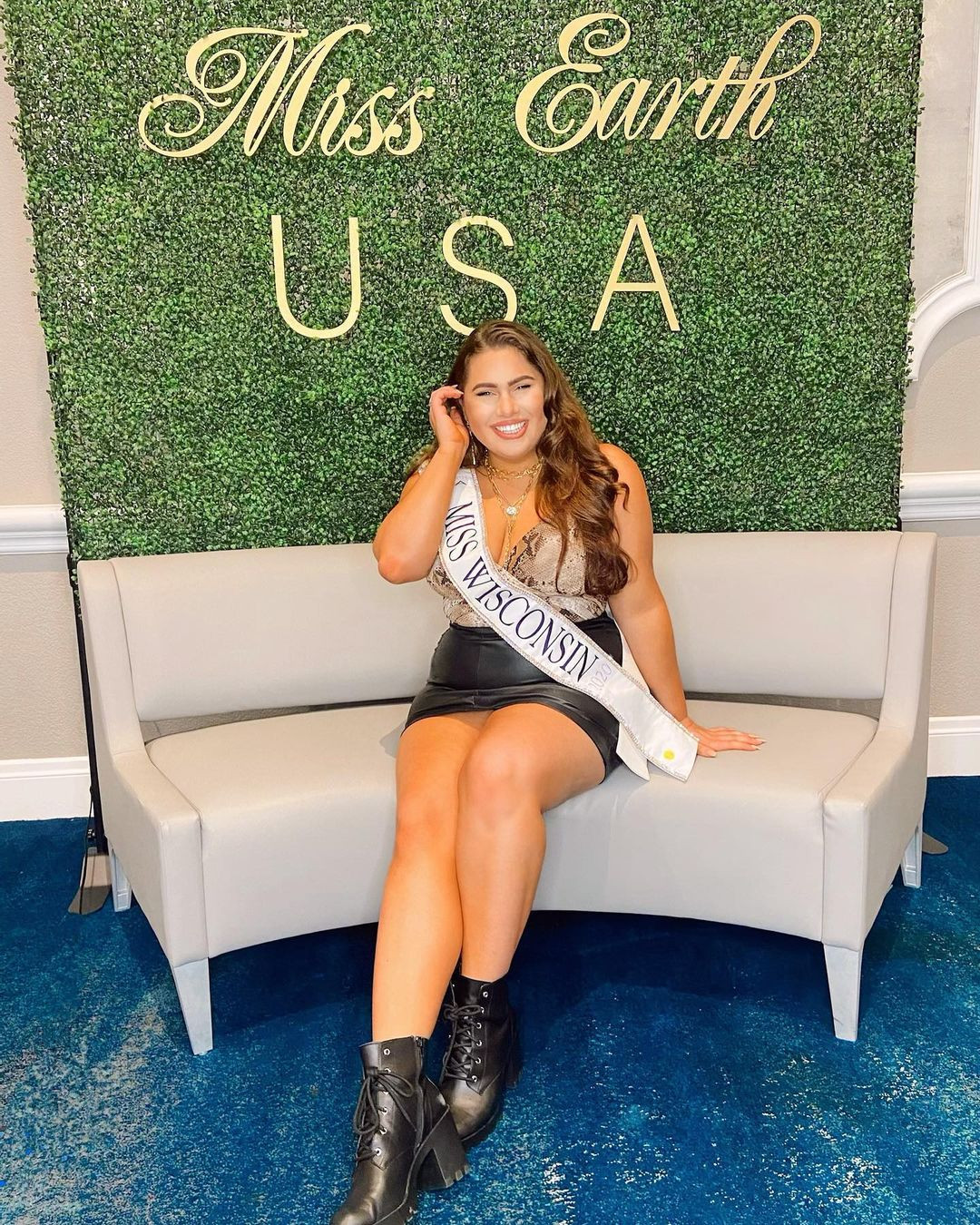 Người đẹp ngoại cỡ lọt top 12 Hoa hậu Trái đất Mỹ 2021 ảnh 4