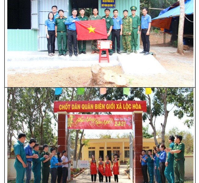 Tuổi trẻ Bình Phước hỗ trợ dân vùng biên, tiếp nước, vá xe cho người vể quê ảnh 2