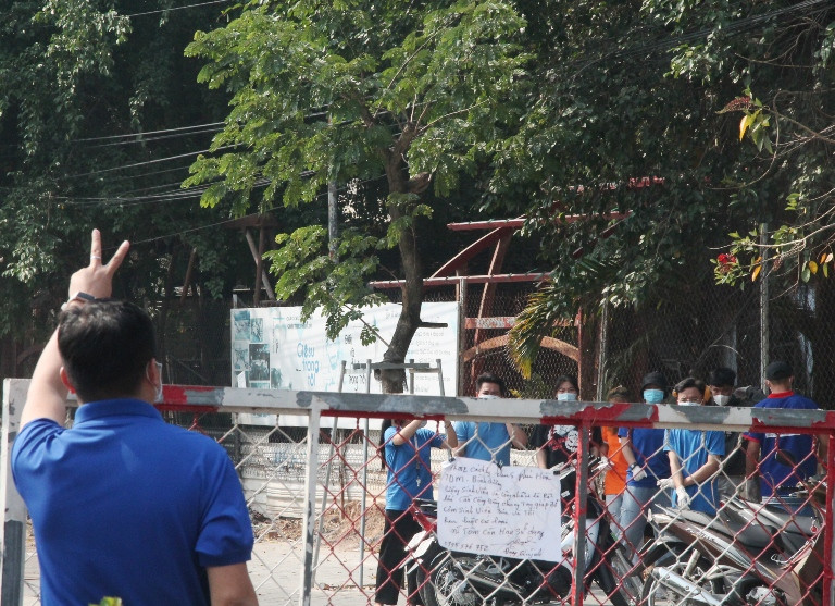 Những hình ảnh ấn tượng bên trong khu bị phong tỏa ở Bình Dương ảnh 11