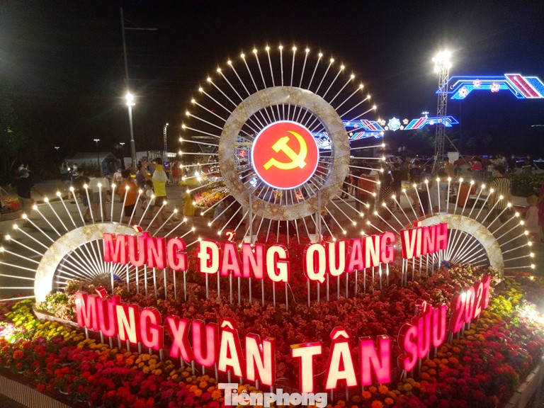 Không về quê ăn Tết, công nhân tại Bình Dương đến Hội hoa ‘check in’ ảnh 8