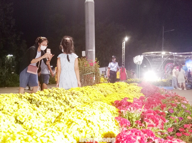 Không về quê ăn Tết, công nhân tại Bình Dương đến Hội hoa ‘check in’ ảnh 1