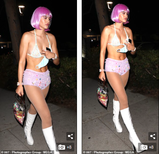 Mỹ nhân 19 tuổi mặc hở bạo đi chơi Halloween cùng 'trai hư' Scott Disick ảnh 4