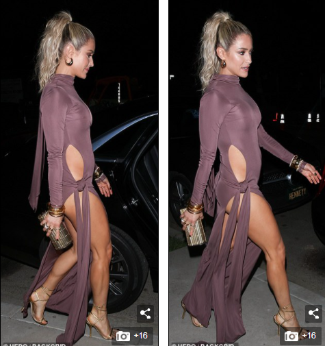 Kristin Cavallari mặc váy xẻ tà lộ vòng 3 phản cảm trên thảm đỏ ảnh 2