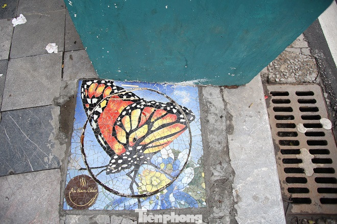 Bức tranh nghệ thuật trên nắp cống, hố ga ở Hà Nội ảnh 11