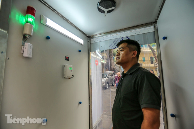 Buồng khử khuẩn toàn thân di động xuất hiện tại Hà Nội ảnh 6