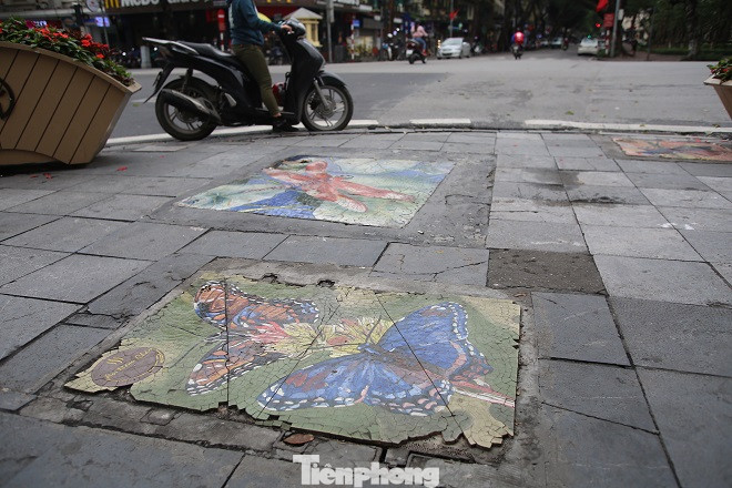 Bức tranh nghệ thuật trên nắp cống, hố ga ở Hà Nội ảnh 6