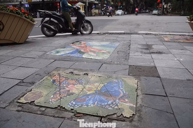 Bức tranh nghệ thuật trên nắp cống, hố ga ở Hà Nội ảnh 6