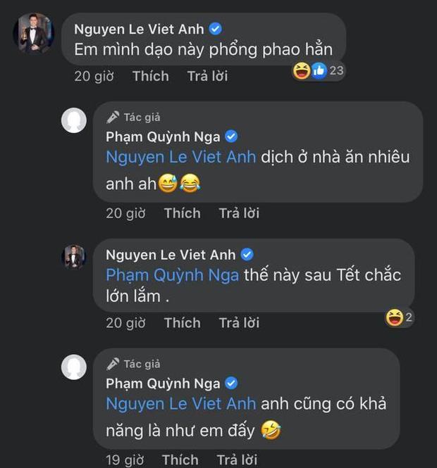 Việt Anh liên tục có bình luận đầy nhạy cảm về những bức hình nóng bỏng của Quỳnh Nga ảnh 6