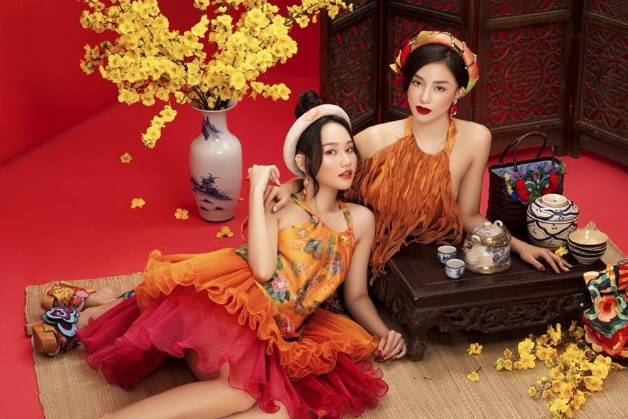 Bộ ảnh đón Tết khiến khán giả “đu trend” nhiều nhất: Trúc Anh, Salim sánh đôi cùng “soái ca” châu Âu Samuel An ảnh 11