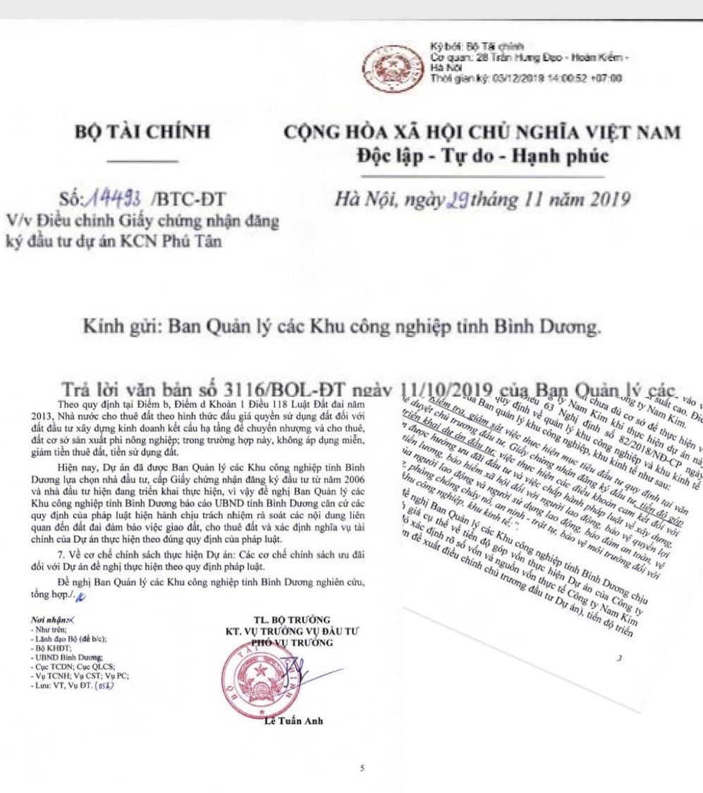 Chủ tịch tỉnh Bình Dương có ký duyệt dự án vượt thẩm quyền Thủ tướng? ảnh 2