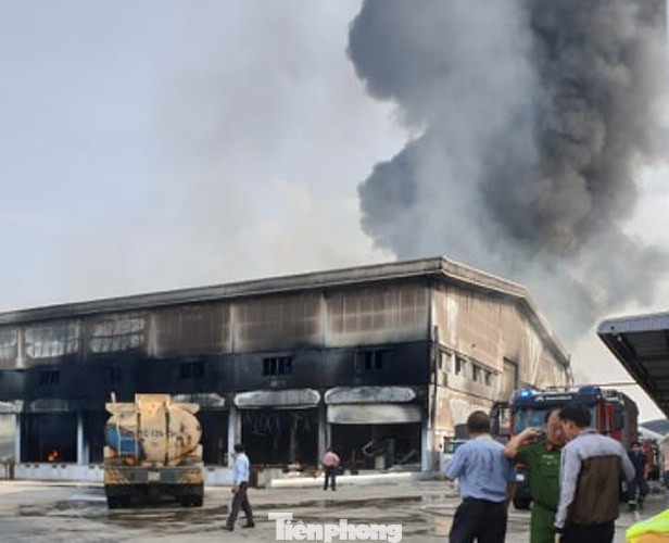 'Bà hỏa' thiêu rụi công ty sản xuất nệm mút ở Bình Dương ảnh 2