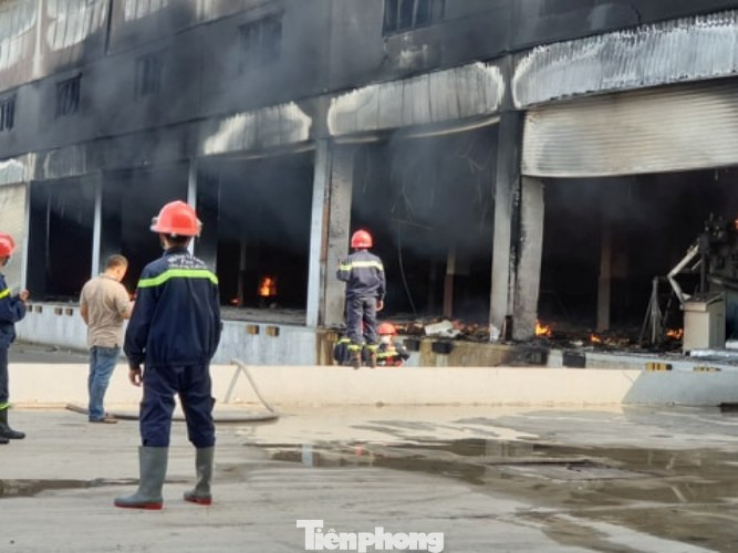 'Bà hỏa' thiêu rụi công ty sản xuất nệm mút ở Bình Dương ảnh 1