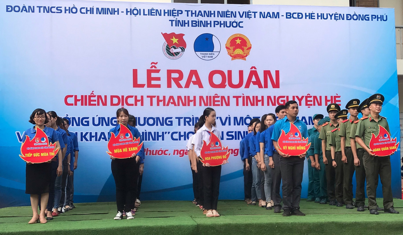 Bình Phước ra quân Chiến dịch Thanh niên tình nguyện hè 2020 ảnh 3