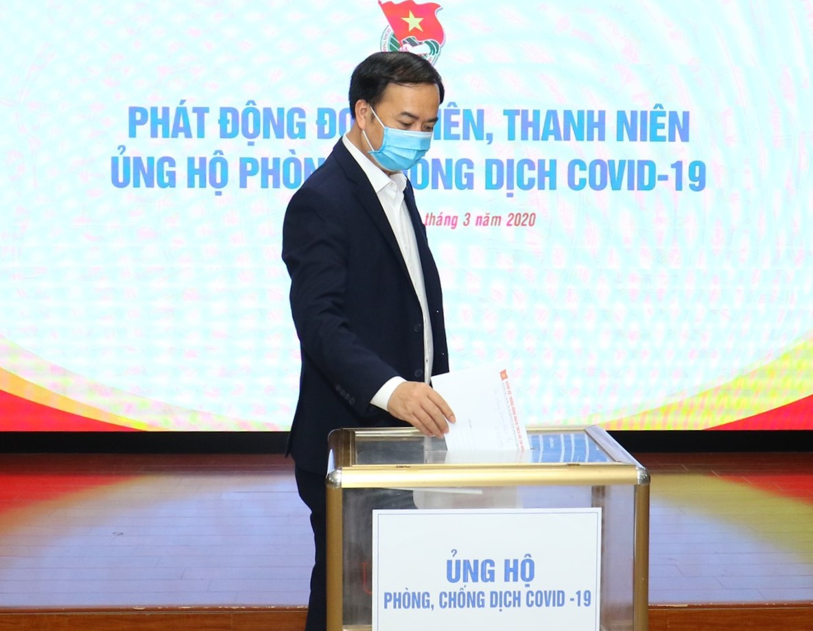 T.Ư Đoàn phát động ủng hộ phòng chống dịch Covid-19 ảnh 3