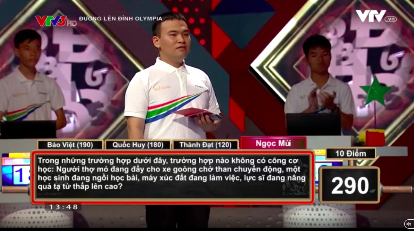 Bất ngờ thí sinh dự thi Đường lên đỉnh Olympia chỉ mong được hơn 10 điểm ảnh 1