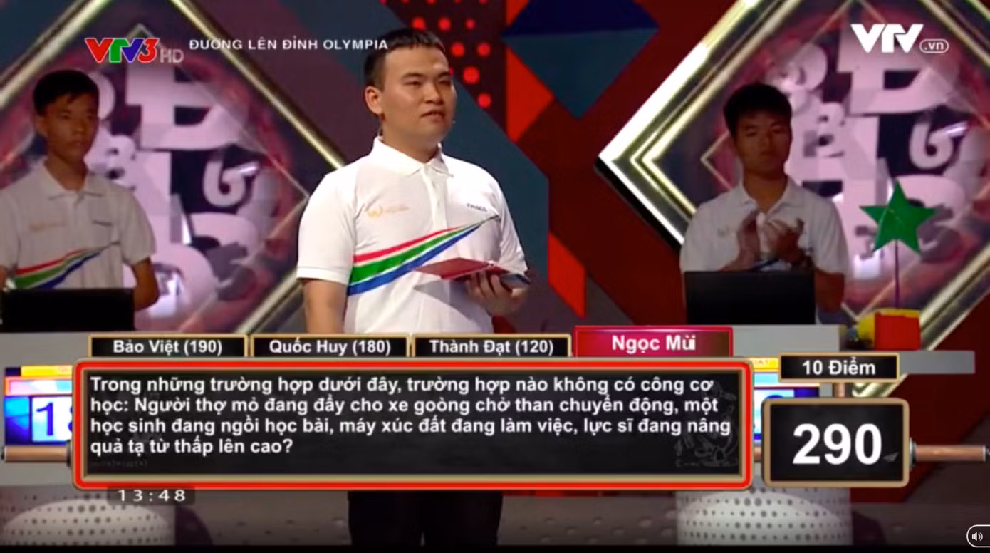 Bất ngờ thí sinh dự thi Đường lên đỉnh Olympia chỉ mong được hơn 10 điểm ảnh 1