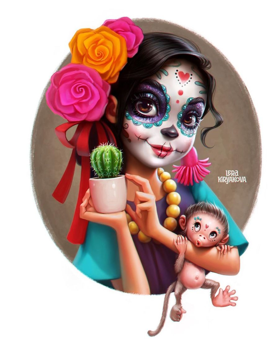 Những cô gái đến từ các quốc gia khác nhau với phiên bản hoạt hình vô cùng độc đáo ảnh 1