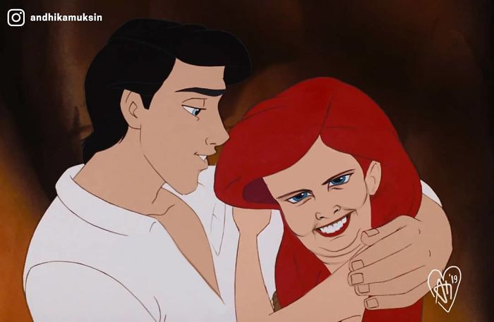 Bạch Tuyết mũi heo, Ariel đắc ý, Bella hai cằm: Biểu cảm khó đỡ của các công chúa Disney ảnh 1