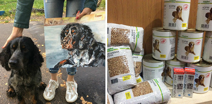 Thiên thần có thật: Cậu bé vẽ tranh để đổi lấy đồ ăn cho thú cưng ảnh 2