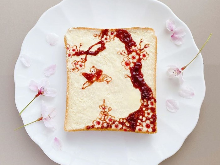 Những lát bánh mì sandwich đẹp tới mức "mình để mình ngắm chứ chẳng nỡ ăn" ảnh 1