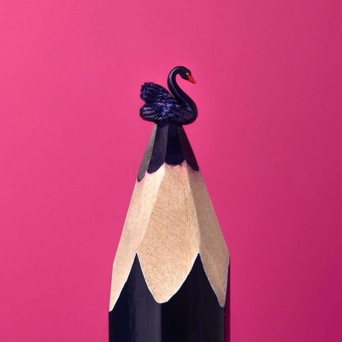 Thán phục trước những tác phẩm điêu khắc từ ruột bút chì cực dễ thương ảnh 8