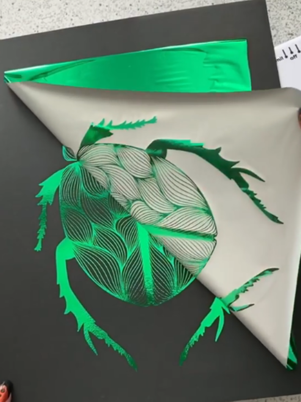 Nghệ thuật in lá biến hóa mọi vật trở nên sống động ảnh 4