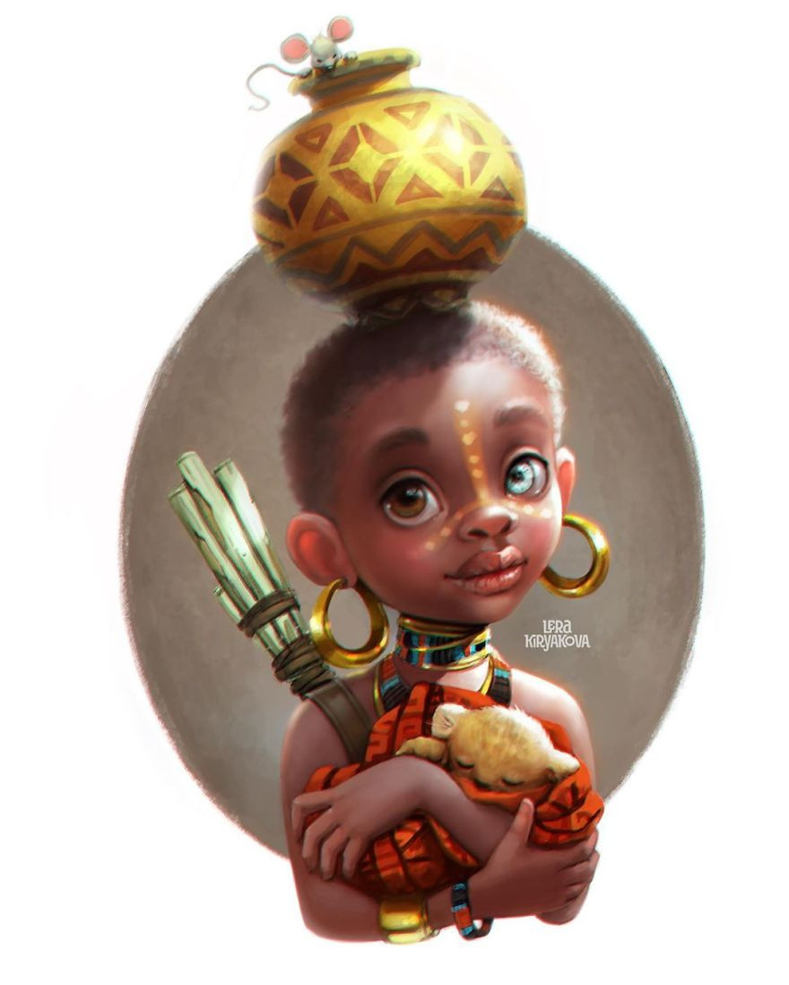 Những cô gái đến từ các quốc gia khác nhau với phiên bản hoạt hình vô cùng độc đáo ảnh 2