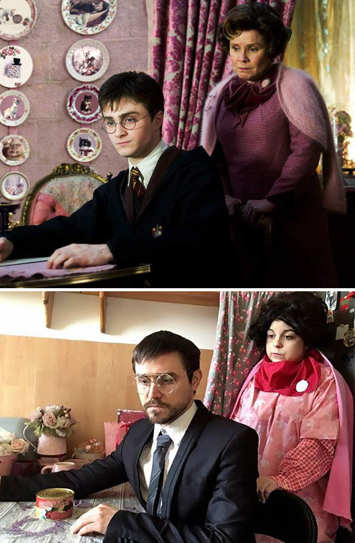 Harry Potter Màn tái hiện những phân cảnh phim kinh điển khiến hội mọt phim ngã ngửa ảnh 10