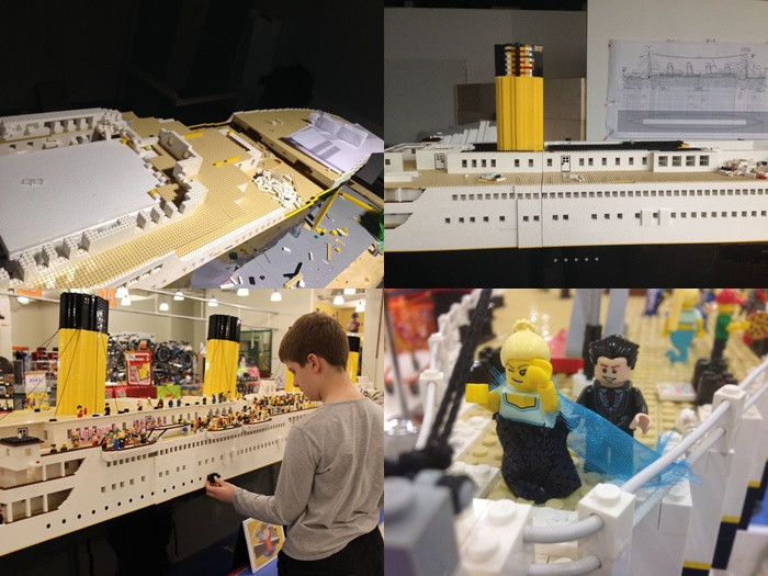 Cậu bé tự kỷ lắp mô hình tàu Titanic siêu lớn bằng Lego, rồi tự thay đổi cuộc đời mình ảnh 3