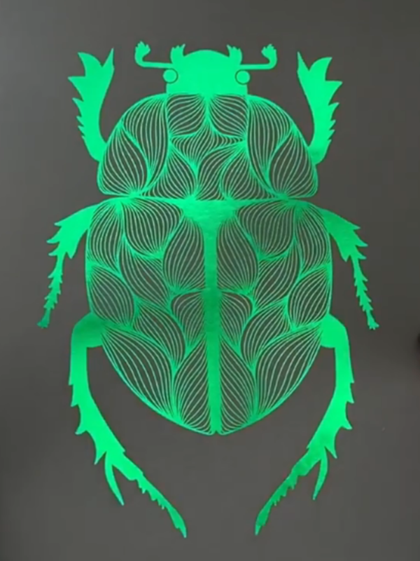 Nghệ thuật in lá biến hóa mọi vật trở nên sống động ảnh 5