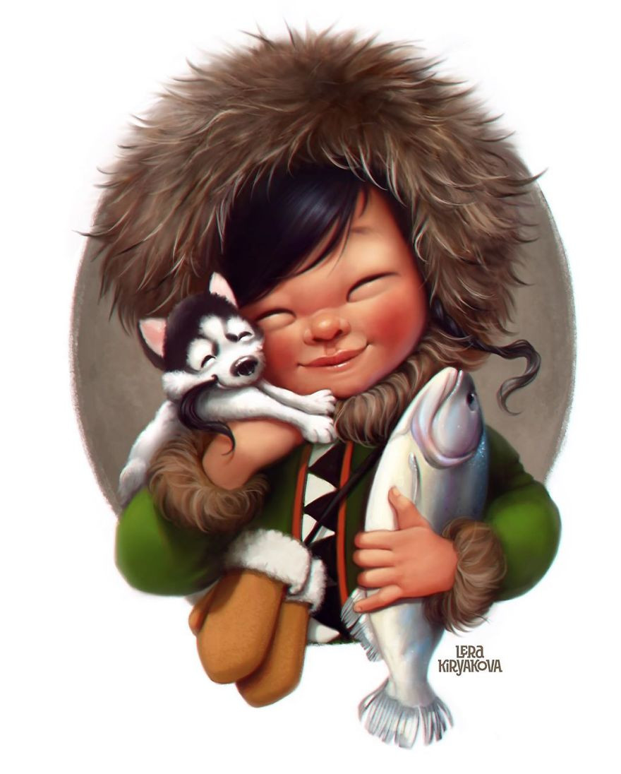 Những cô gái đến từ các quốc gia khác nhau với phiên bản hoạt hình vô cùng độc đáo ảnh 5