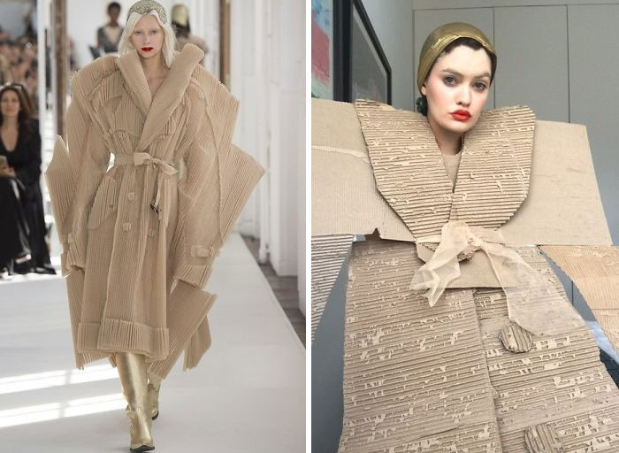 Trào lưu “váy gối” - “váy chăn” tấn công các “sàn diễn thời trang” tại gia ảnh 4