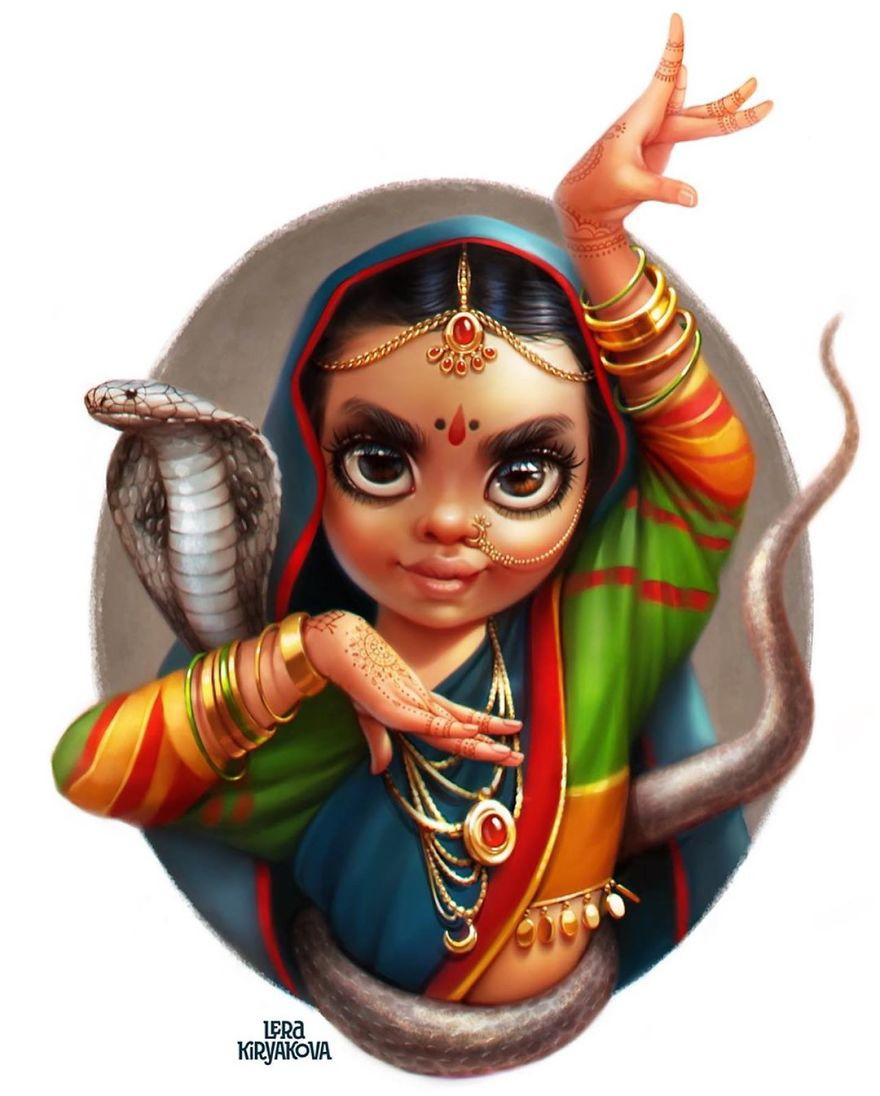 Những cô gái đến từ các quốc gia khác nhau với phiên bản hoạt hình vô cùng độc đáo ảnh 8