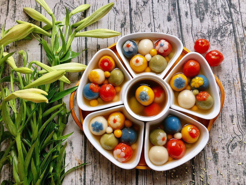 Dân tình “đứng ngồi không yên” vì loạt bánh trôi hình thú cưng đổ bộ ngày Tết Hàn thực ảnh 2