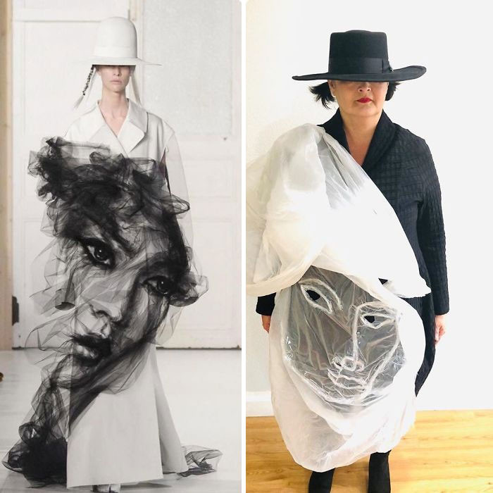 Trào lưu “váy gối” - “váy chăn” tấn công các “sàn diễn thời trang” tại gia ảnh 5