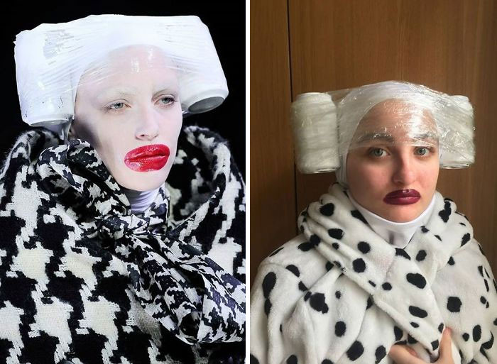 Trào lưu “váy gối” - “váy chăn” tấn công các “sàn diễn thời trang” tại gia ảnh 7