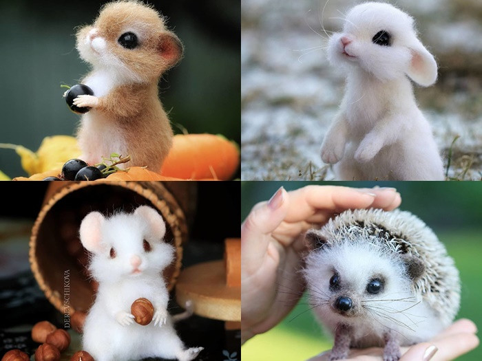 Những tuyệt phẩm thú bông làm từ len siêu đáng yêu và chân thật ảnh 8