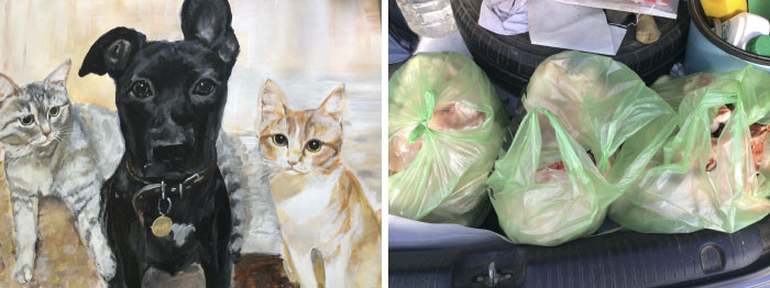 Thiên thần có thật: Cậu bé vẽ tranh để đổi lấy đồ ăn cho thú cưng ảnh 8