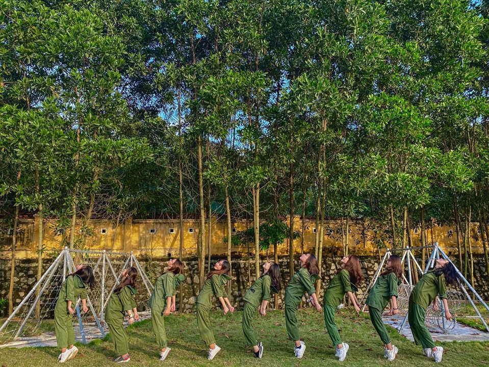 Kỳ quân sự đáng nhớ của sinh viên Đại học Kinh Tế Quốc Dân giữa mùa dịch COVID-19 ảnh 6