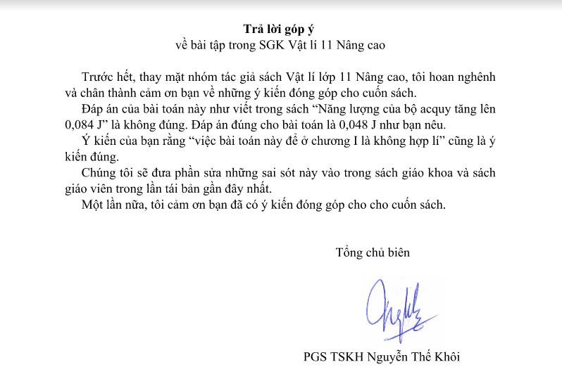 Vật lý 11: Có thể bạn đã từng làm đúng nhưng đáp án SGK và thầy cô lại khăng khăng bạn sai ảnh 5