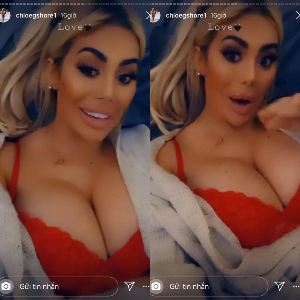‘Mỹ nhân dao kéo’ Chloe Ferry tận dụng body nóng bỏng bán hàng online ngày dịch ảnh 2
