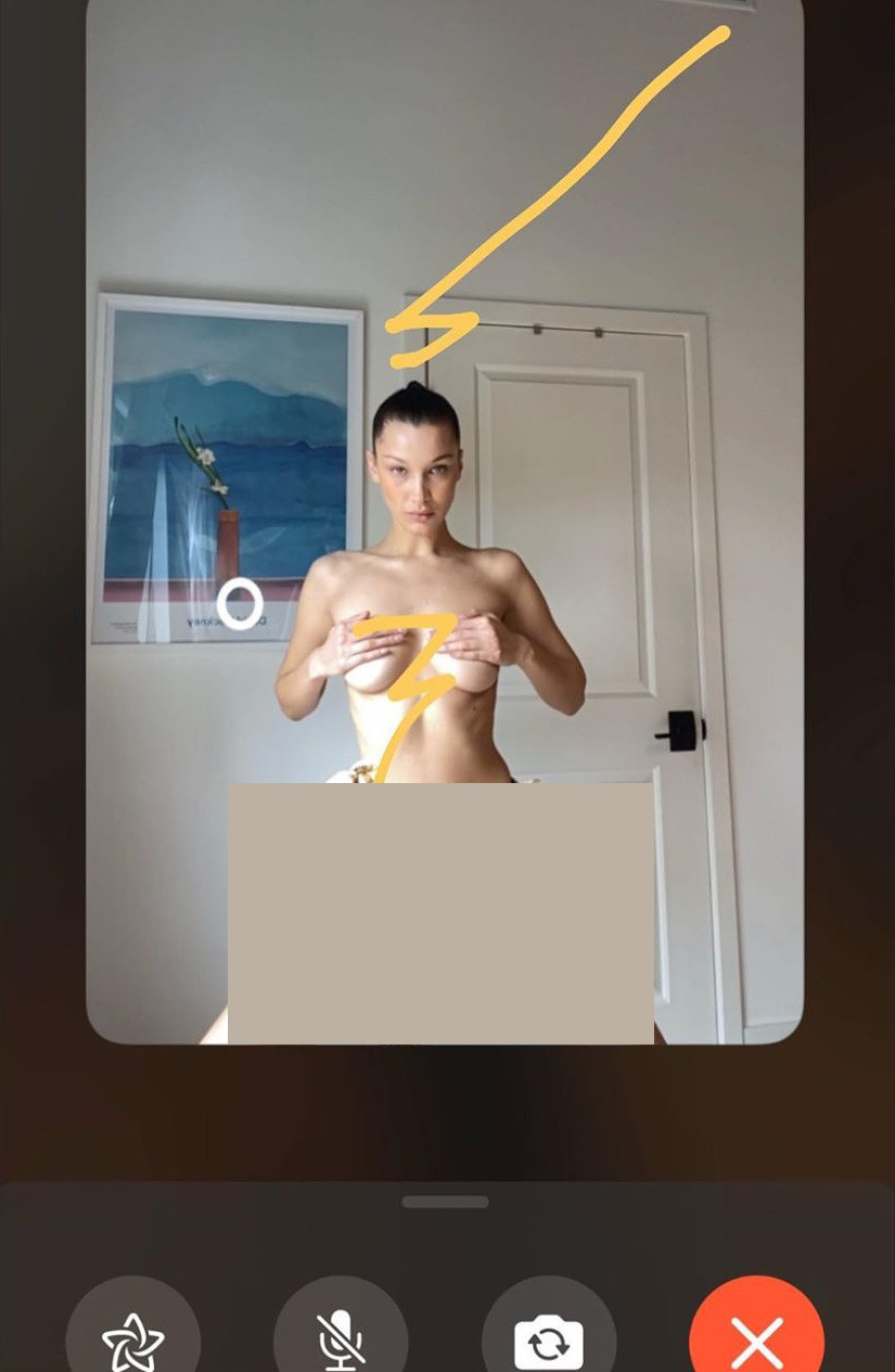Bella Hadid chụp ảnh khỏa thân táo bạo, tiết lộ cách làm việc tại nhà mùa dịch ảnh 5