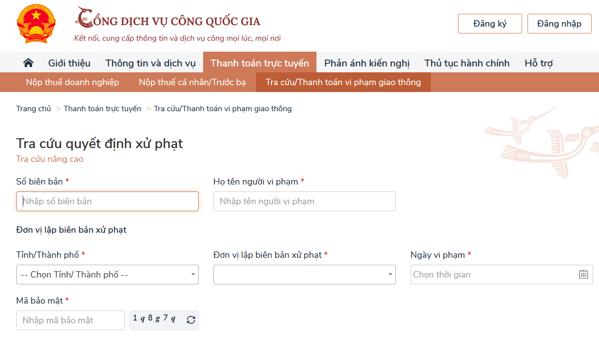 Nộp phạt vi phạm giao thông trực tuyến giúp chống 'tham nhũng vặt' ảnh 1