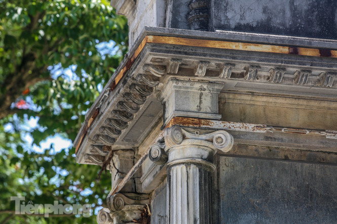 Đeo đai sắt cho đài phun nước cổ nhất Hà Nội ảnh 5