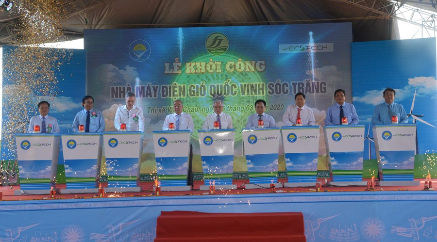 Khởi công dự án điện gió hơn 5.300 tỷ đồng ở Sóc Trăng ảnh 1