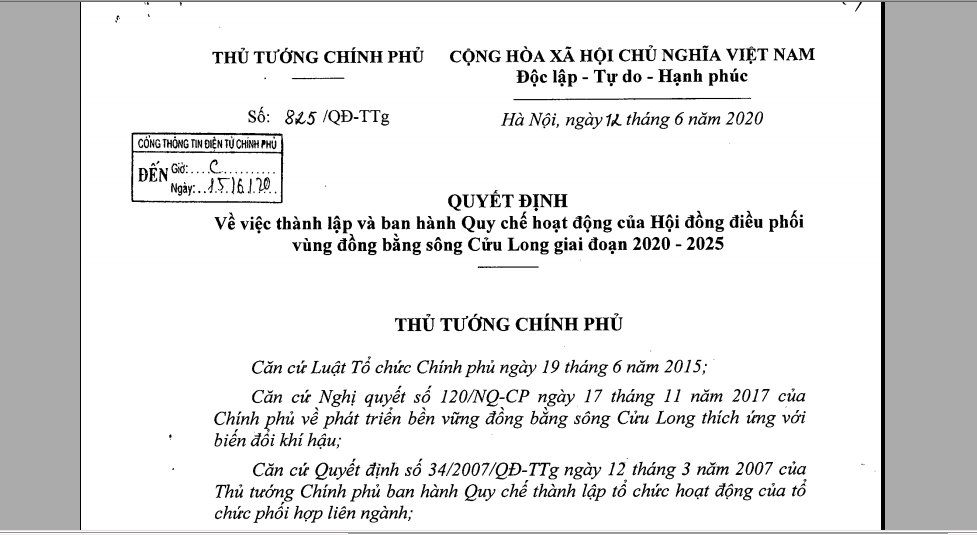 Phó Thủ tướng Trịnh Đình Dũng làm Chủ tịch Hội đồng điều phối vùng ĐBSCL ảnh 1