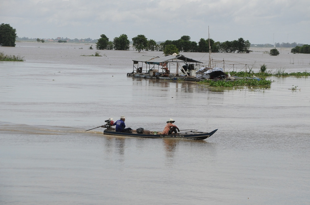 Mực nước ở lưu vực hạ lưu sông Mekong thấp kỷ lục ảnh 1