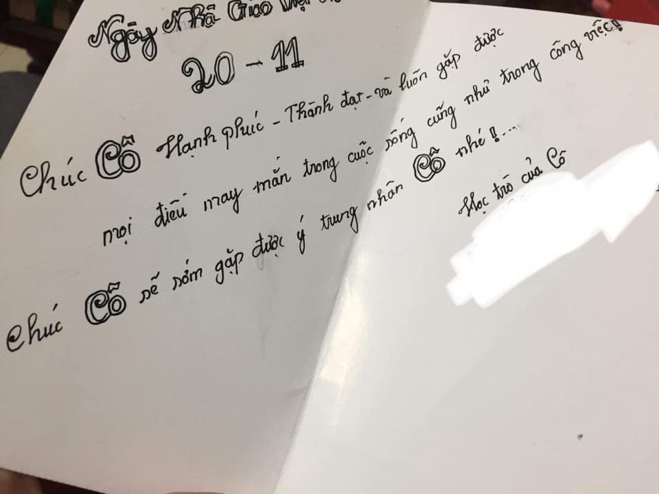 20/11 chẳng cần tặng quà cầu kỳ, teen khiến thầy cô bật cười với những lời chúc “bá đạo“ ảnh 3