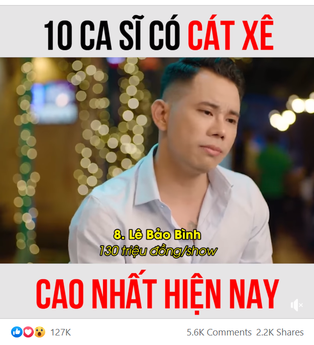 Tranh cãi clip hé lộ Top 10 ca sĩ có cát xê cao nhất V-Pop, bất ngờ nhất là cái tên này ảnh 3
