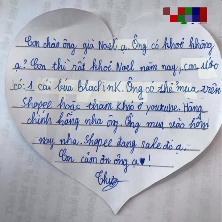 Góc cưng xỉu: Xin quà ông già Noel dễ thương thế này, cô bé đúng chất fangirl BLACKPINK ảnh 1